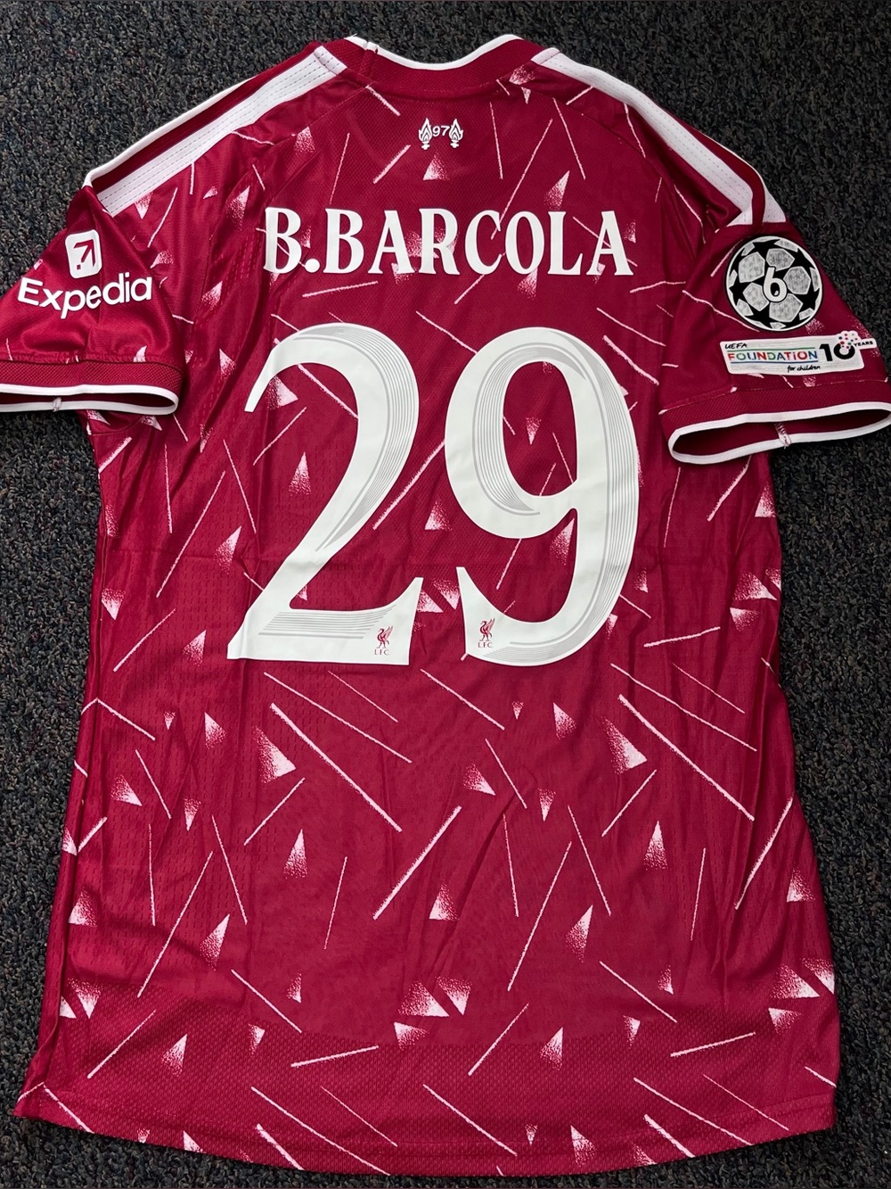 BARCOLA LIVERPOOL 26/27 HOME JERSEY (L)